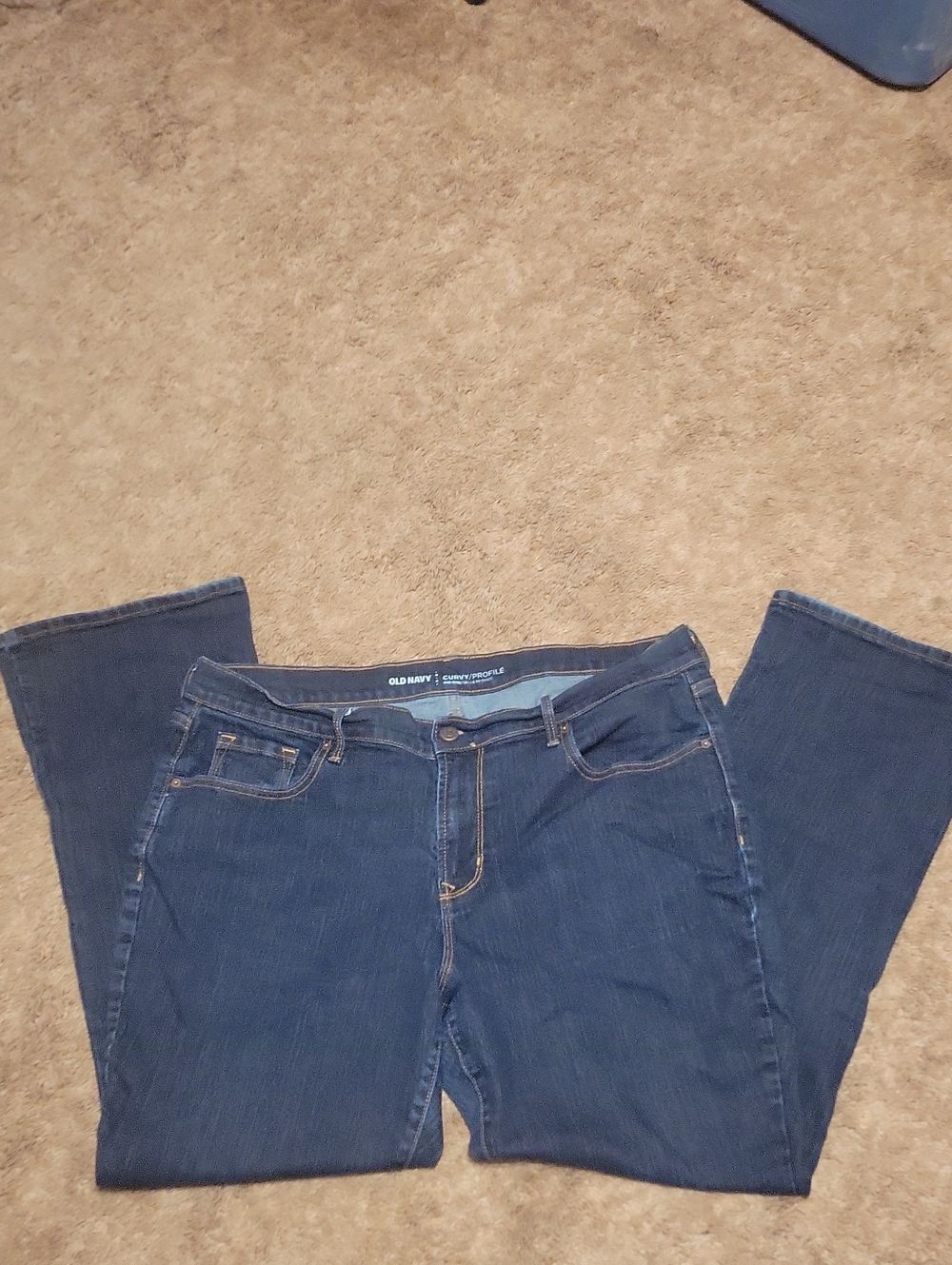 Old Navy Women's Boot Cut Dark Blue Jeans